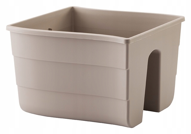 Doniczka balustradowa Fala 30 biała Formplastic Kod producenta 94381