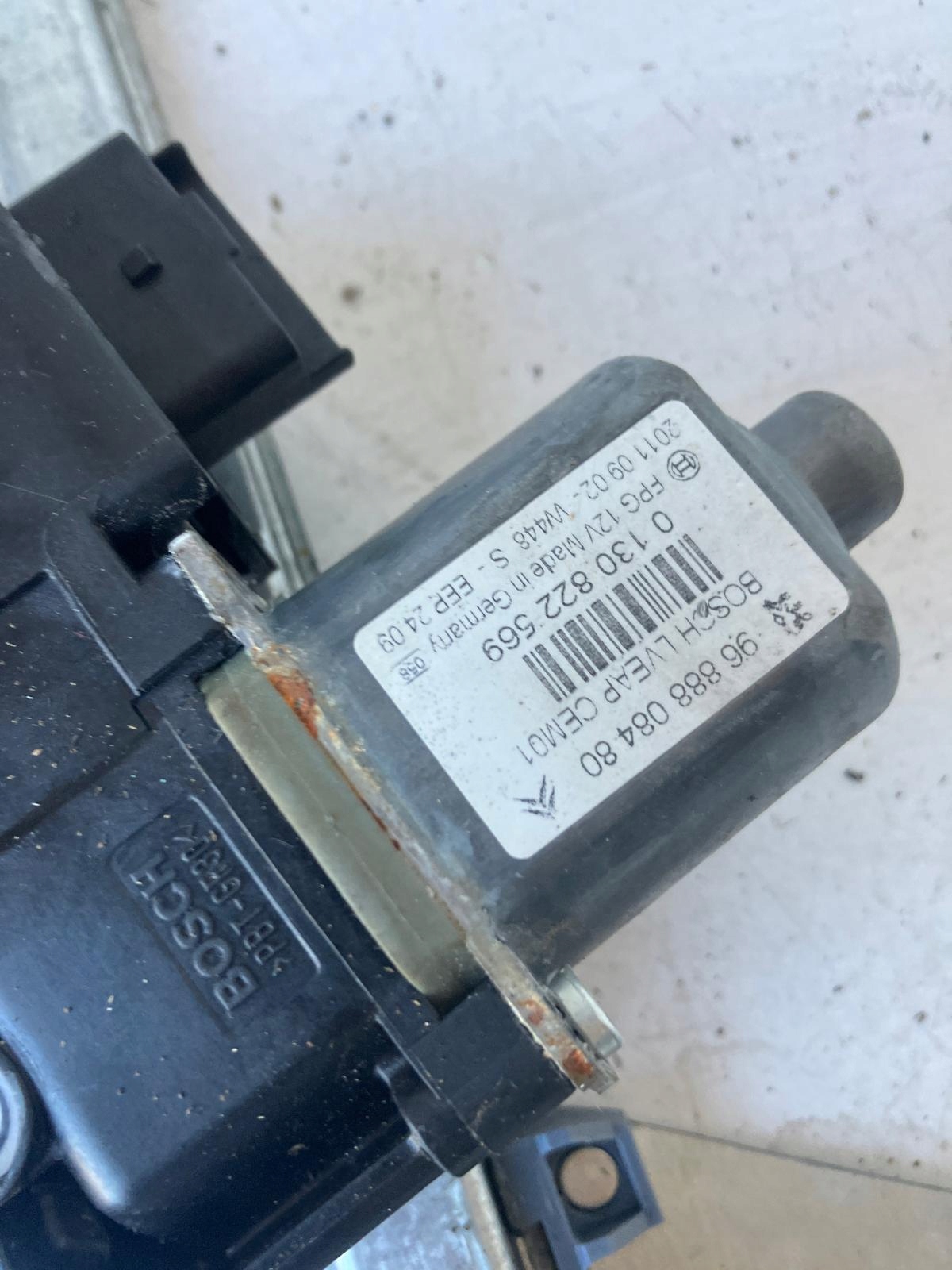 window regulator left rear part PEUGEOT 508 9688808480