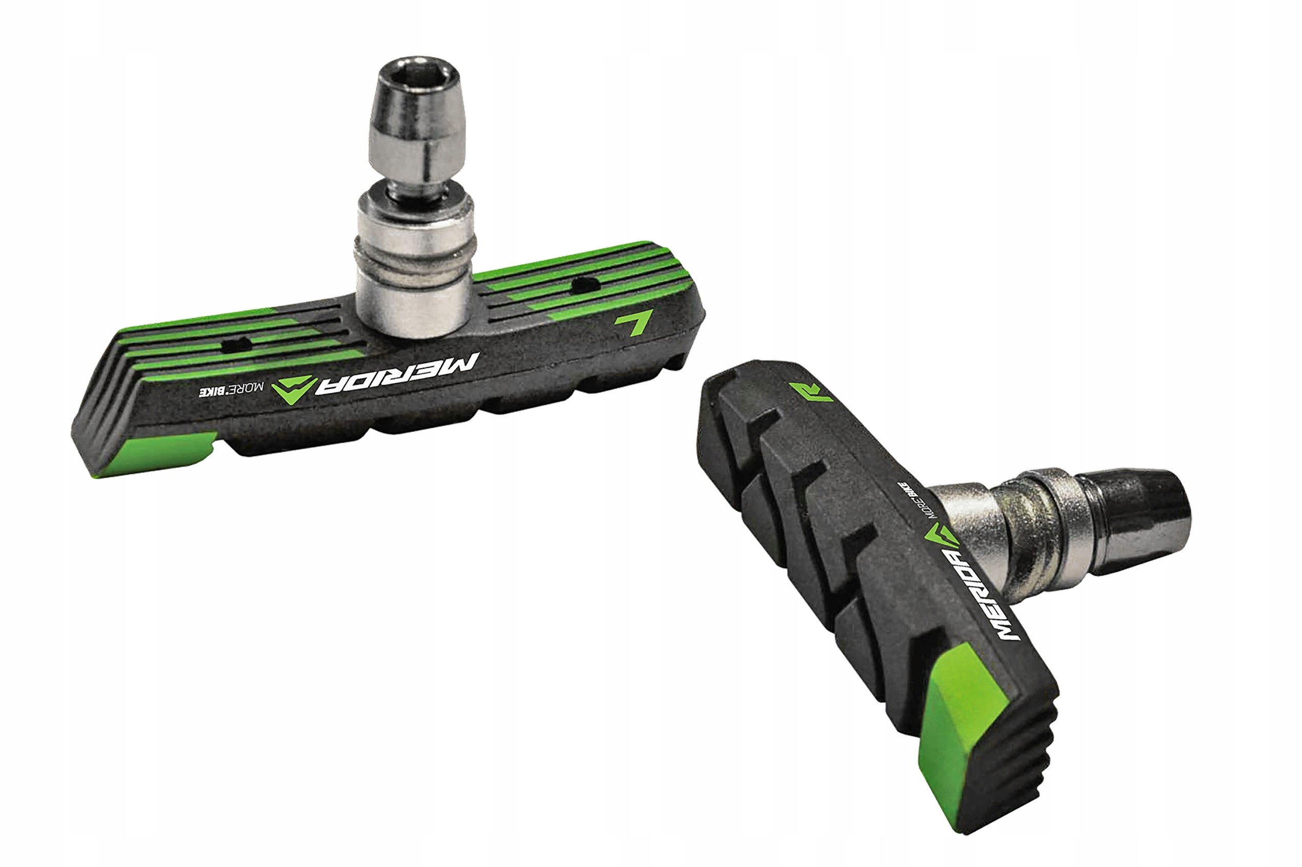 

Klocki Hamulca Merida Green V-brake Czarno-zielone