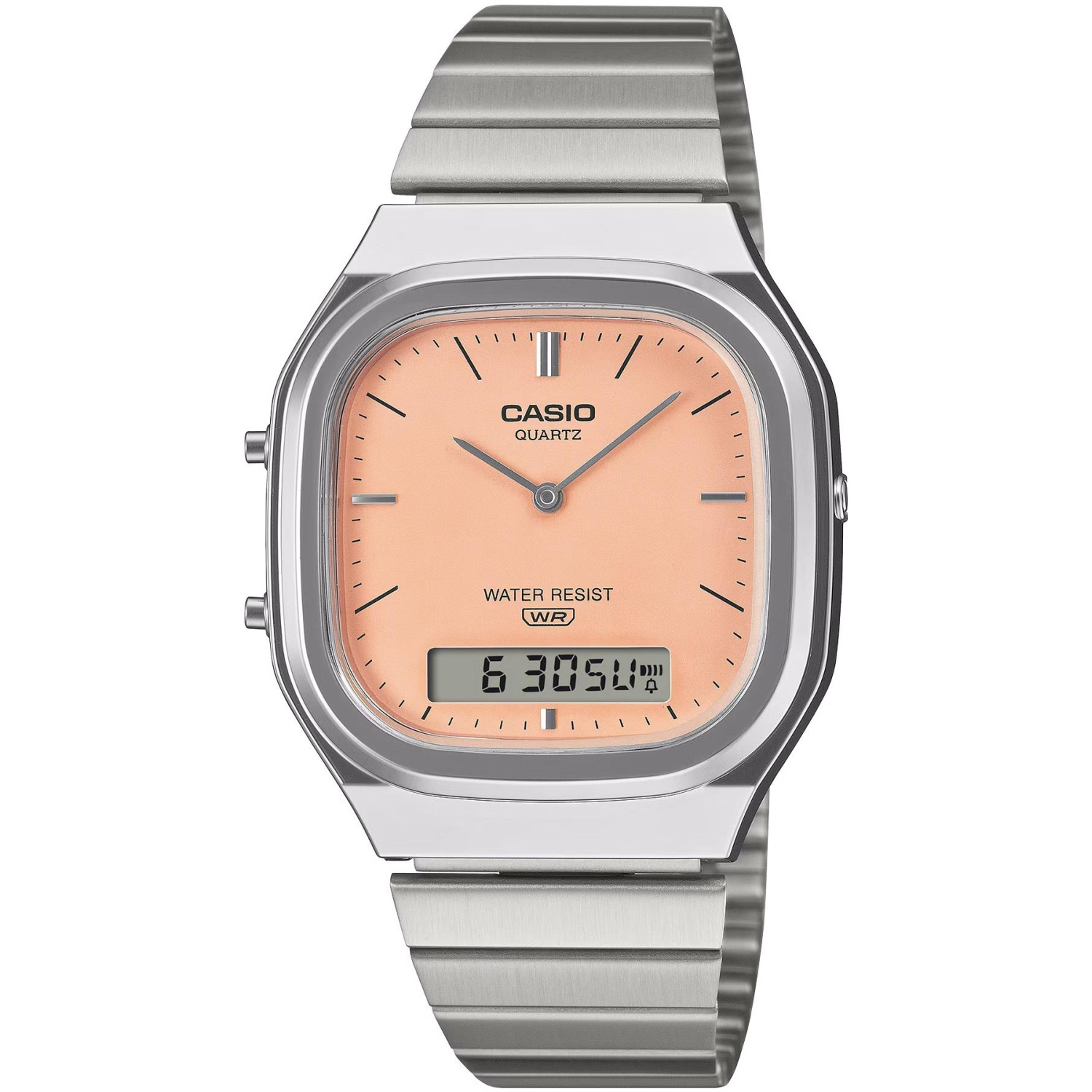 Hodinky Casio Vintage AQ-240E-4AEF stříbrný náramek