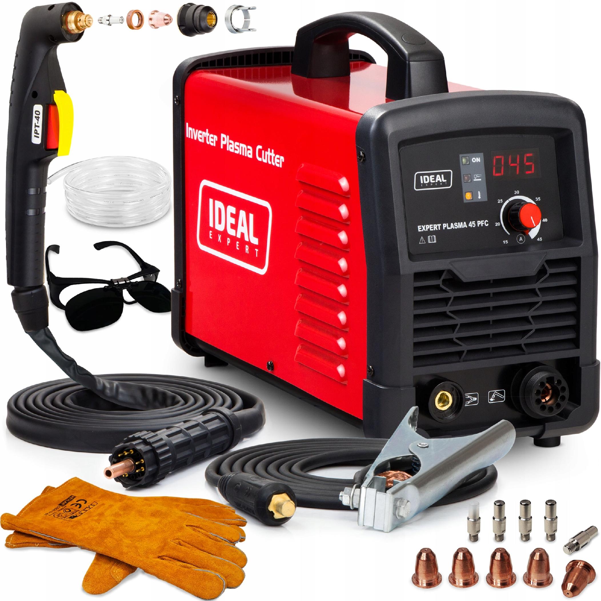 Plazmová Řezačka Plazma Ideal Plasma 45 Pro 230V 40A 12MM Igbt Alu Hf