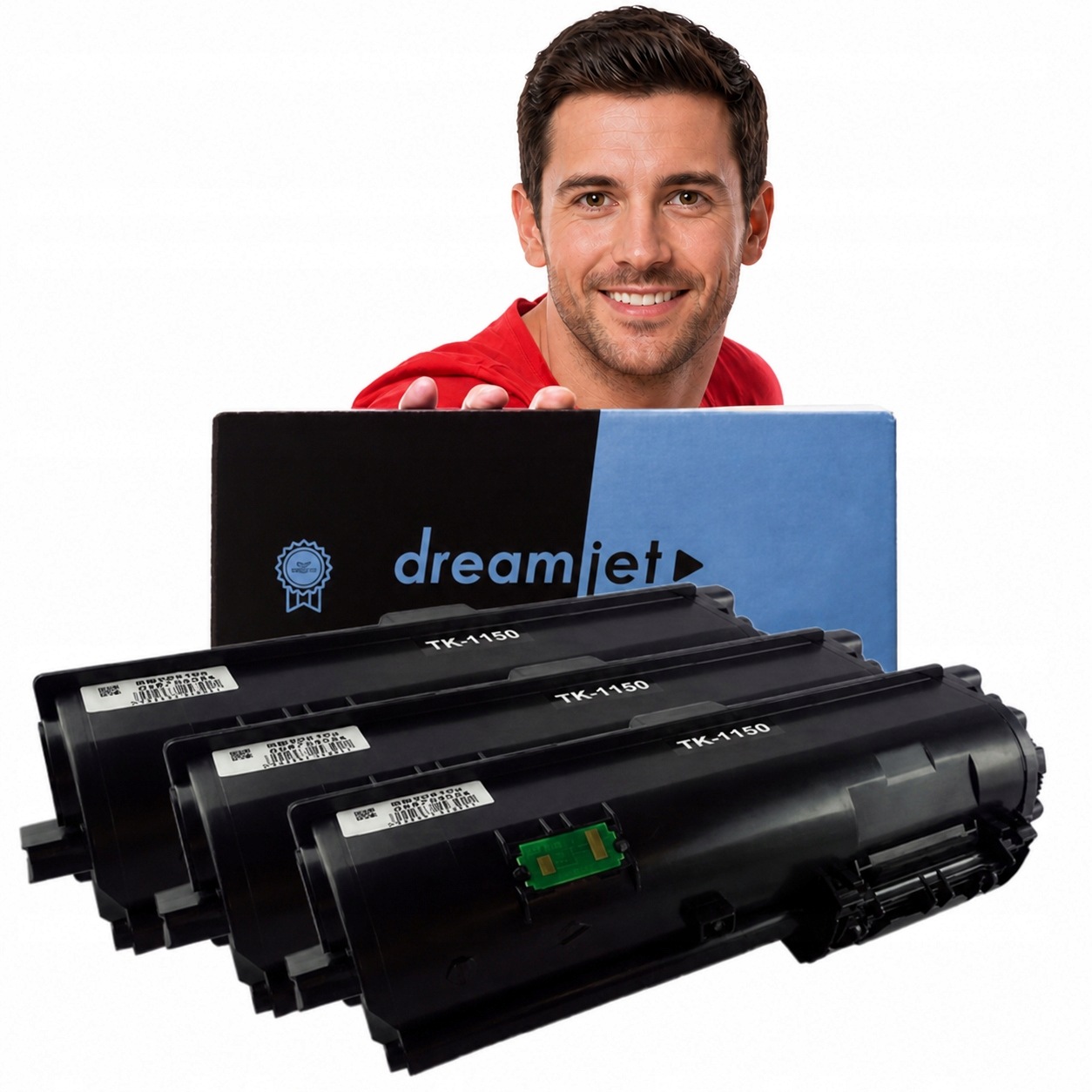 3x Toner pro Kyocera TK-1150 EcoSys P2235D P2235DN