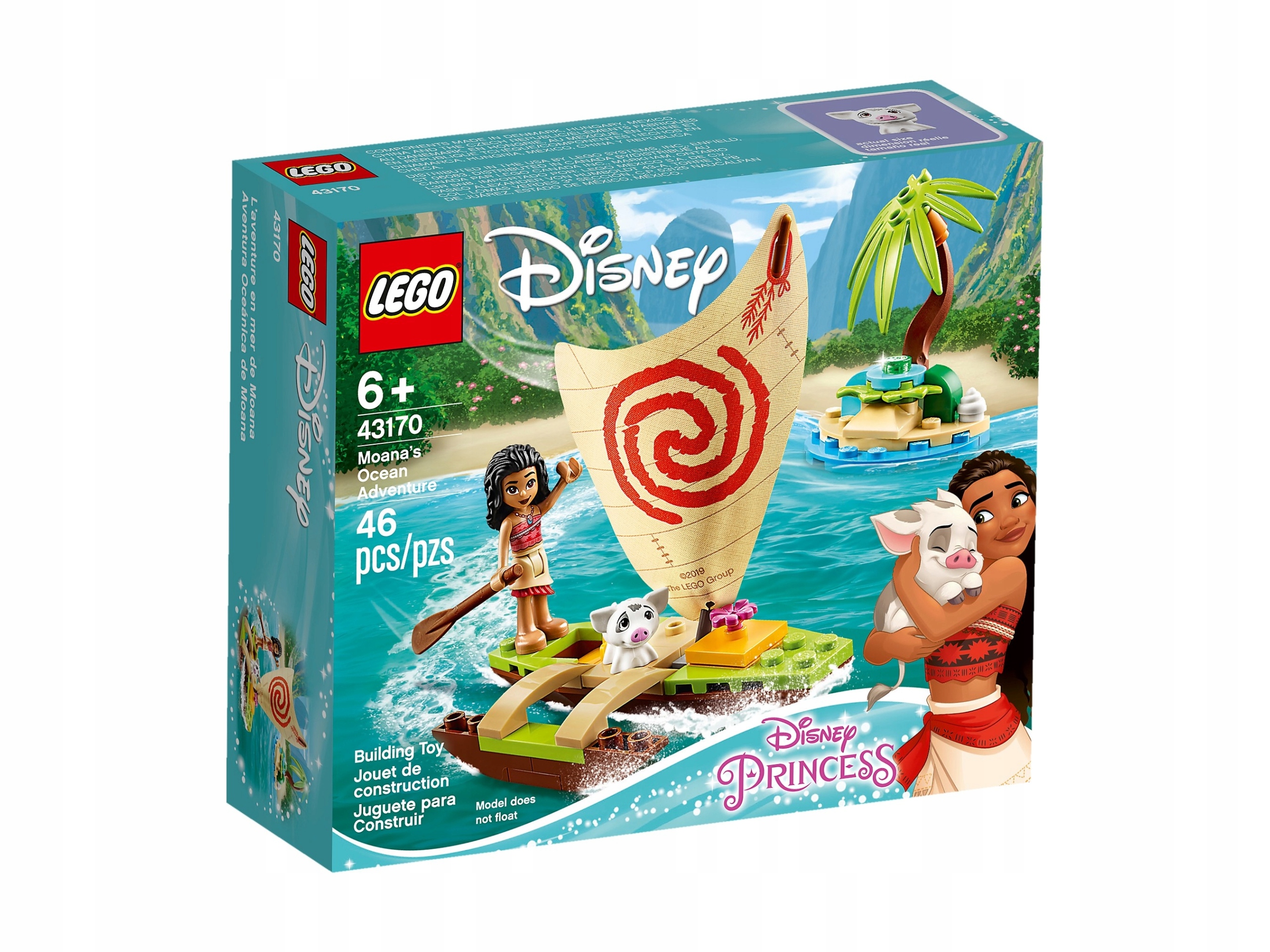 Lego Disney 43170 Oceaniczna przygoda Vaiany Nowe