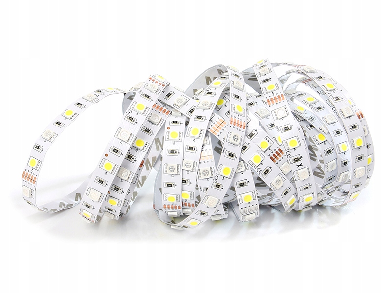 Taśma LED SMD 5050 RGBW 5m IP20 12V + neutralna
