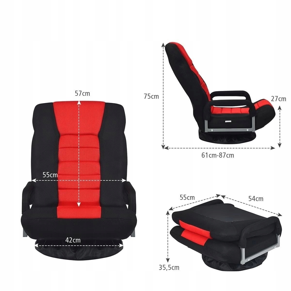 Fotel podłogowy obrotowy 360° Marka Costway