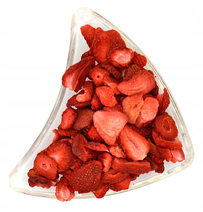 TRUSKAWKI LIOFILIZOWANE 100g PLASTRY Postać plaster