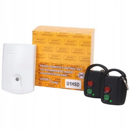 Odbiornik 1-kanałowy + dwa piloty ELMES U1HSD