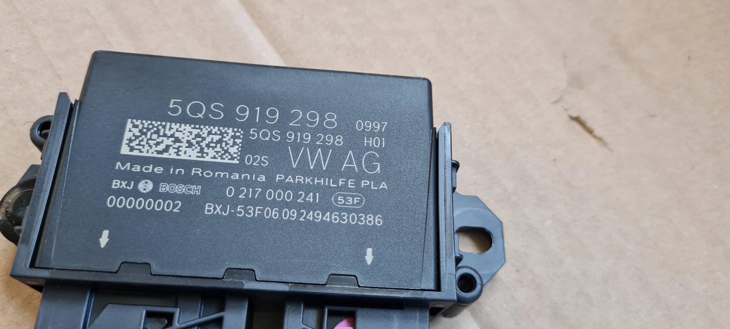 S3 8Y A3 LIFT module control unit PDC 5QS919298 VW AUDI