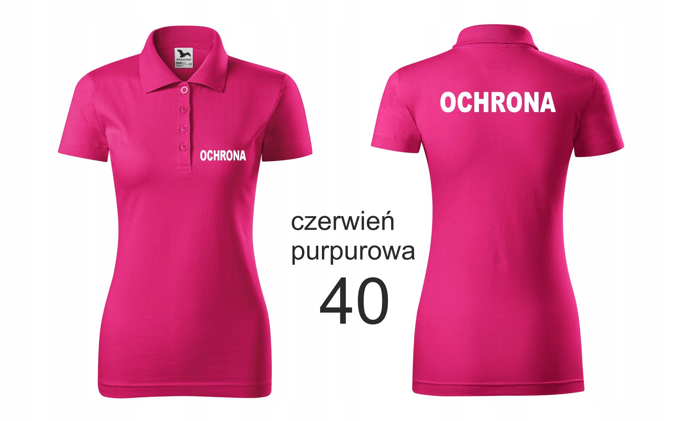 SDUS008P Koszulka Polo OCHRONA Rękaw krótki rękaw