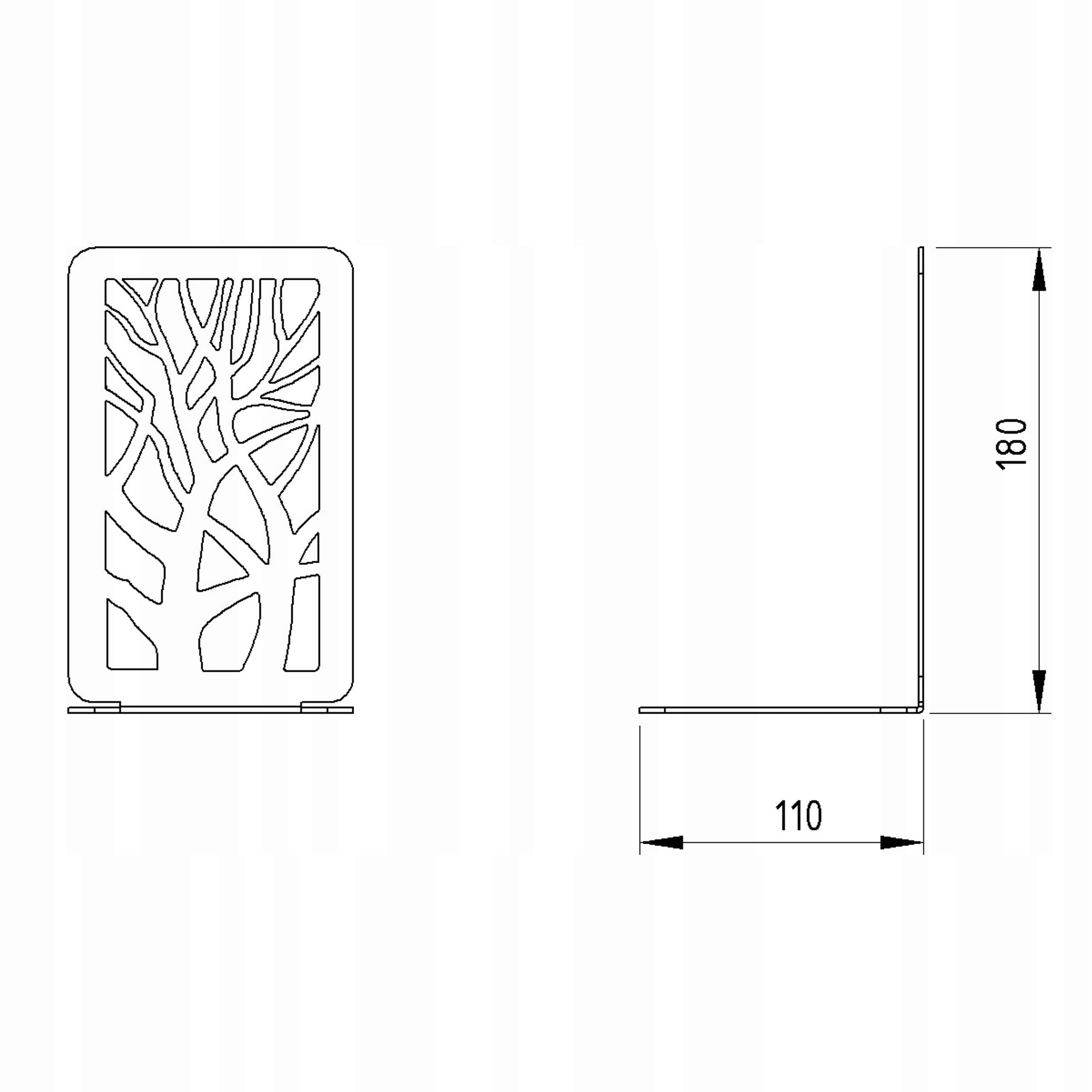 Podpórka do książek TREE stojak na książki DRZEWO Marka Domer