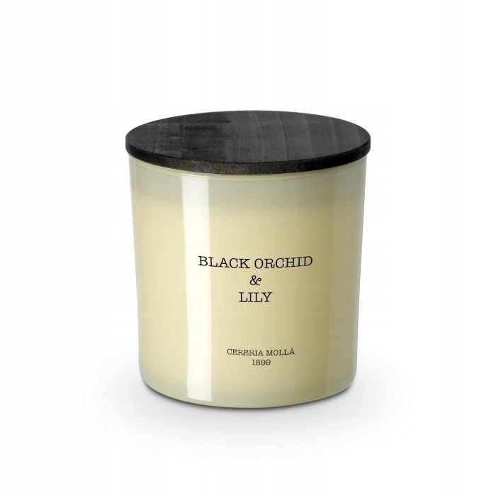 Vonná Svíčka XL Cereria Molla Black Orchid Lily 600g sójová 80h