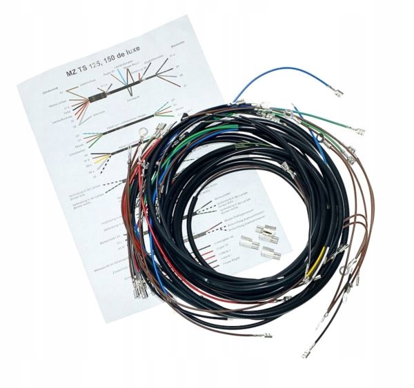 

Instalacja wiązka elektryczn Mz Ts 150 na 2 zegary