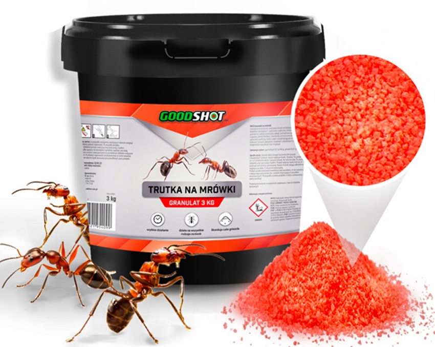 3kg Silny Preparat na Mrówki Granulat na Mrówki Środek na Mrówki Goodshot
