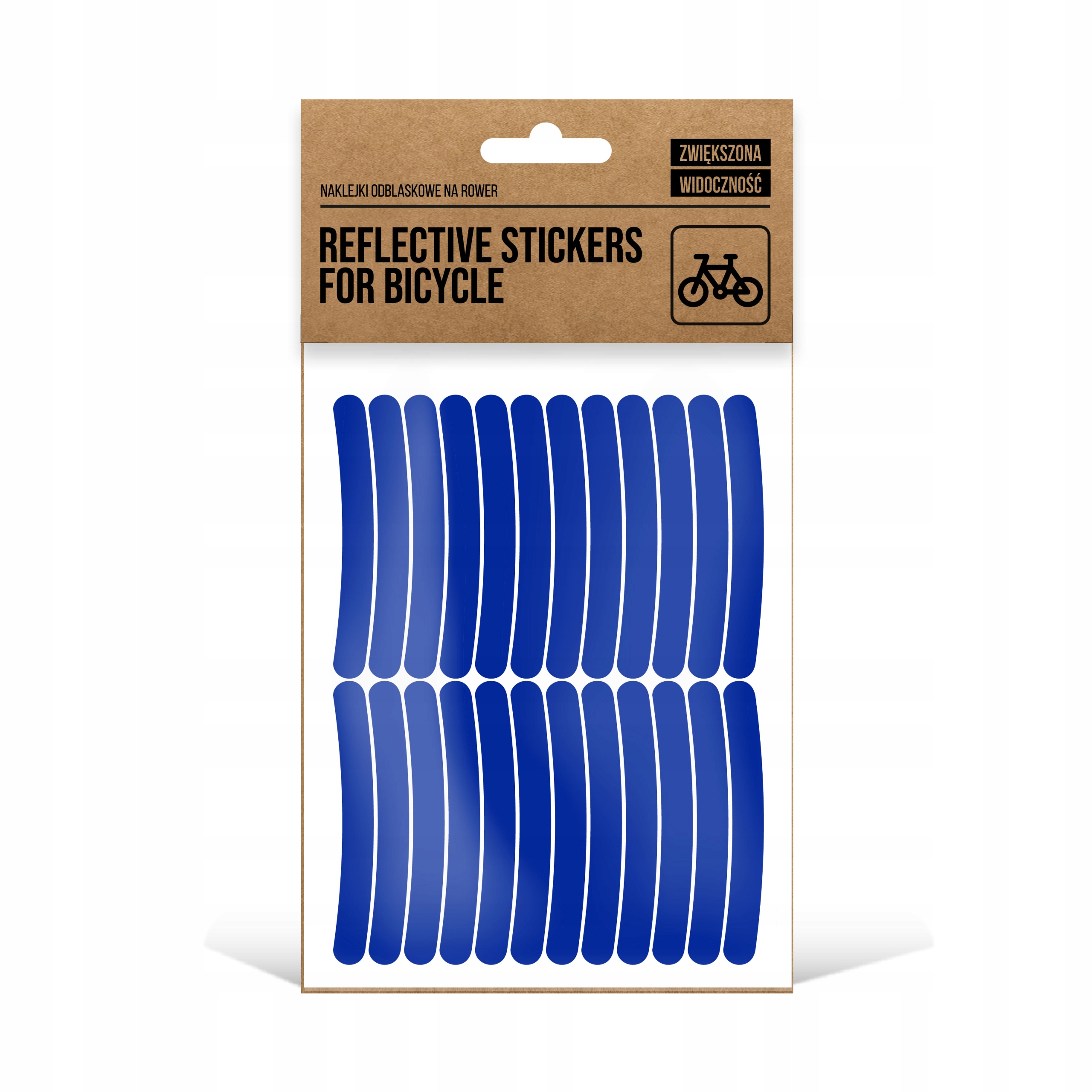 

Naklejki Odblaskowe Paski na rower,koło 24 szt