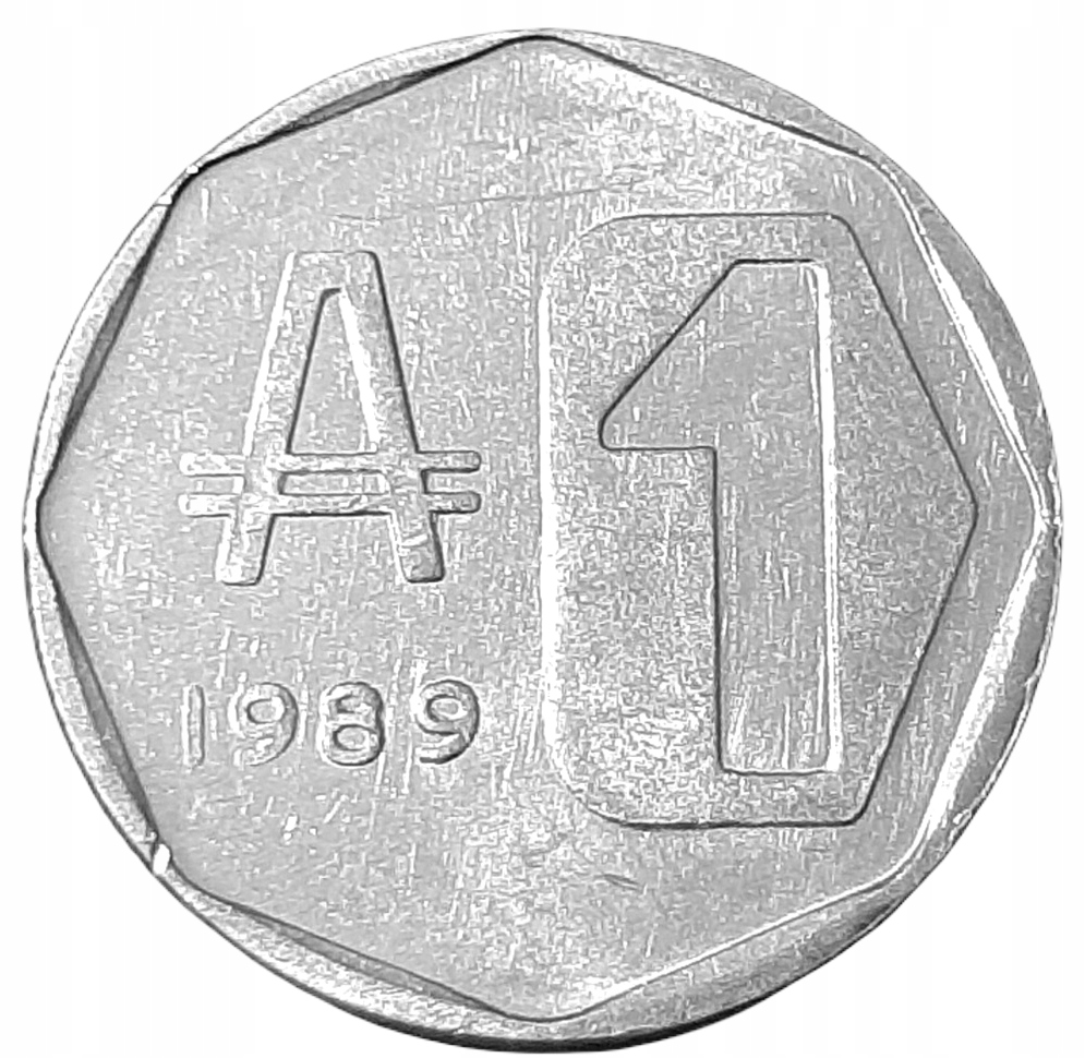 Argentyna 1 Austral KM 100 1989 UNC