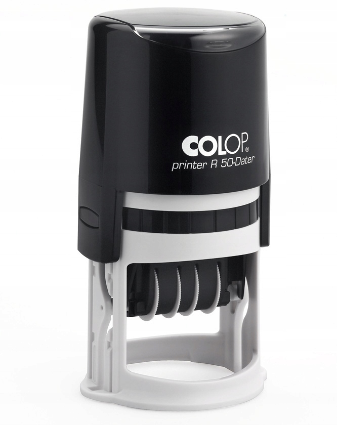Pieczątka datownik okrągła R50