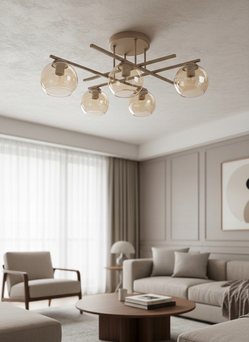 Luster Stropná Lampa Nexus 5 5x E27 Moderná Euro-lamp
