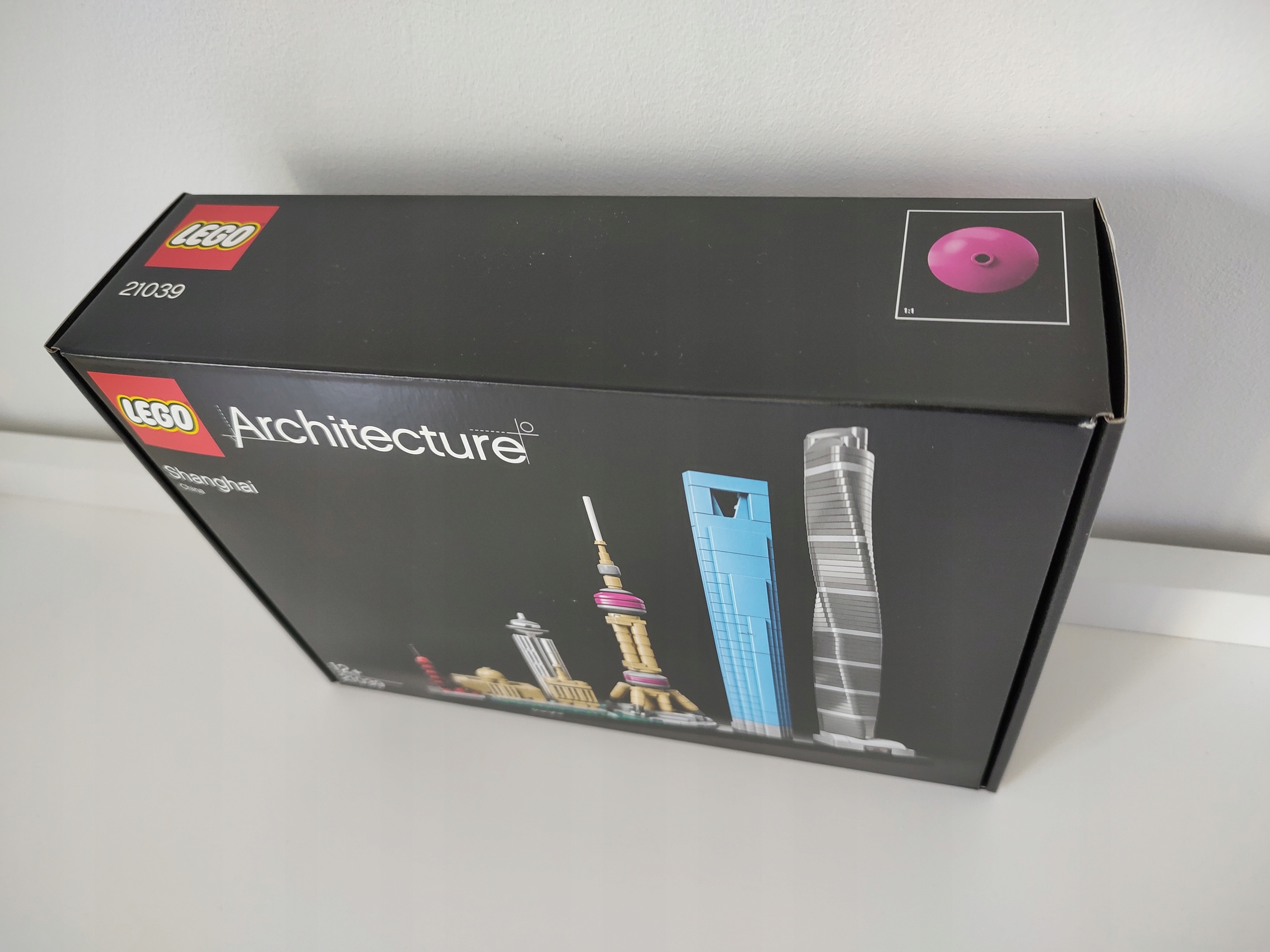 LEGO Architecture 21039 Shanghai. Szanghaj. Ładne pudełko. Marka LEGO