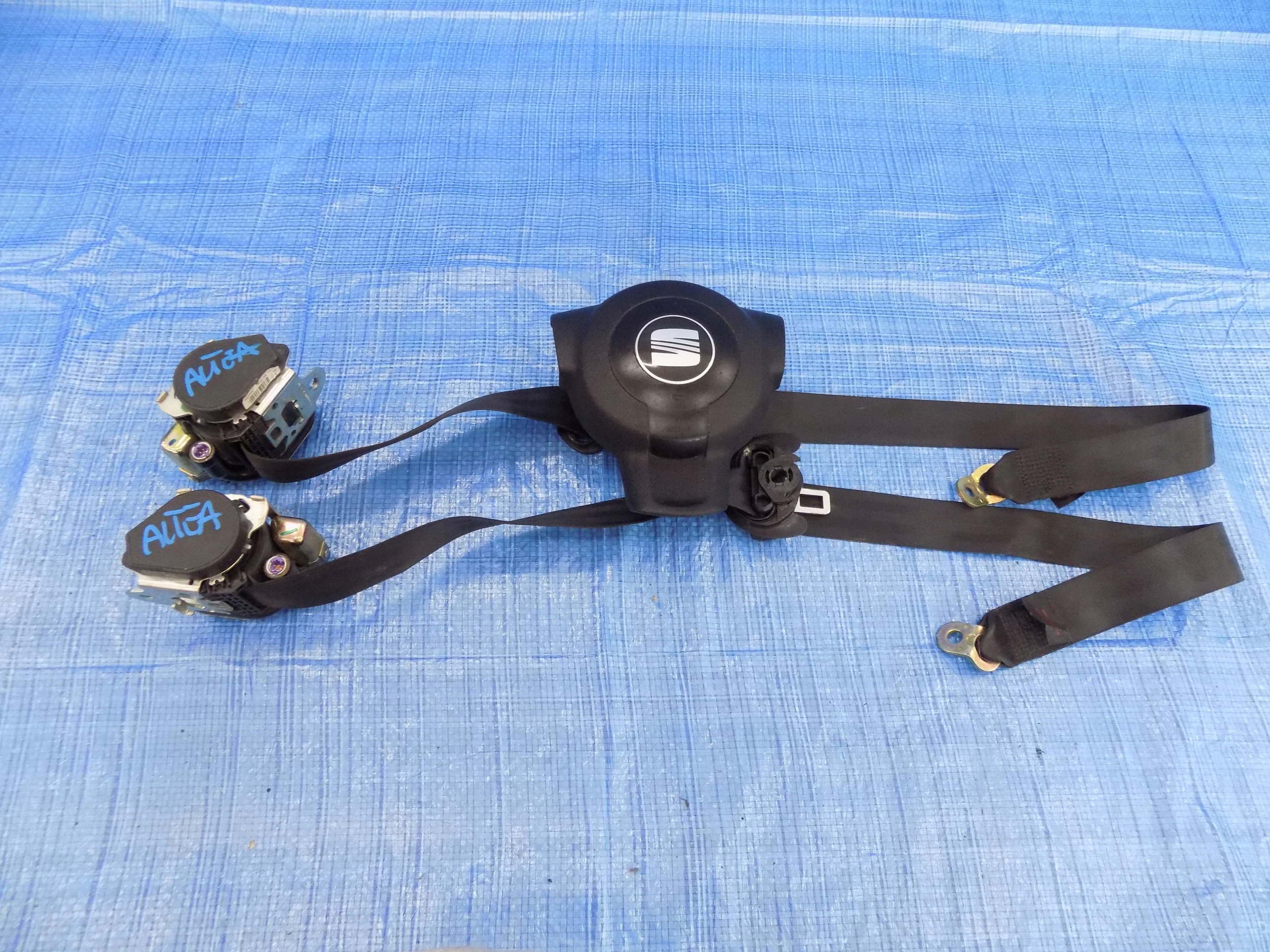 dashboard panel airbags tension belts KOMPLET SEAT ALTEA