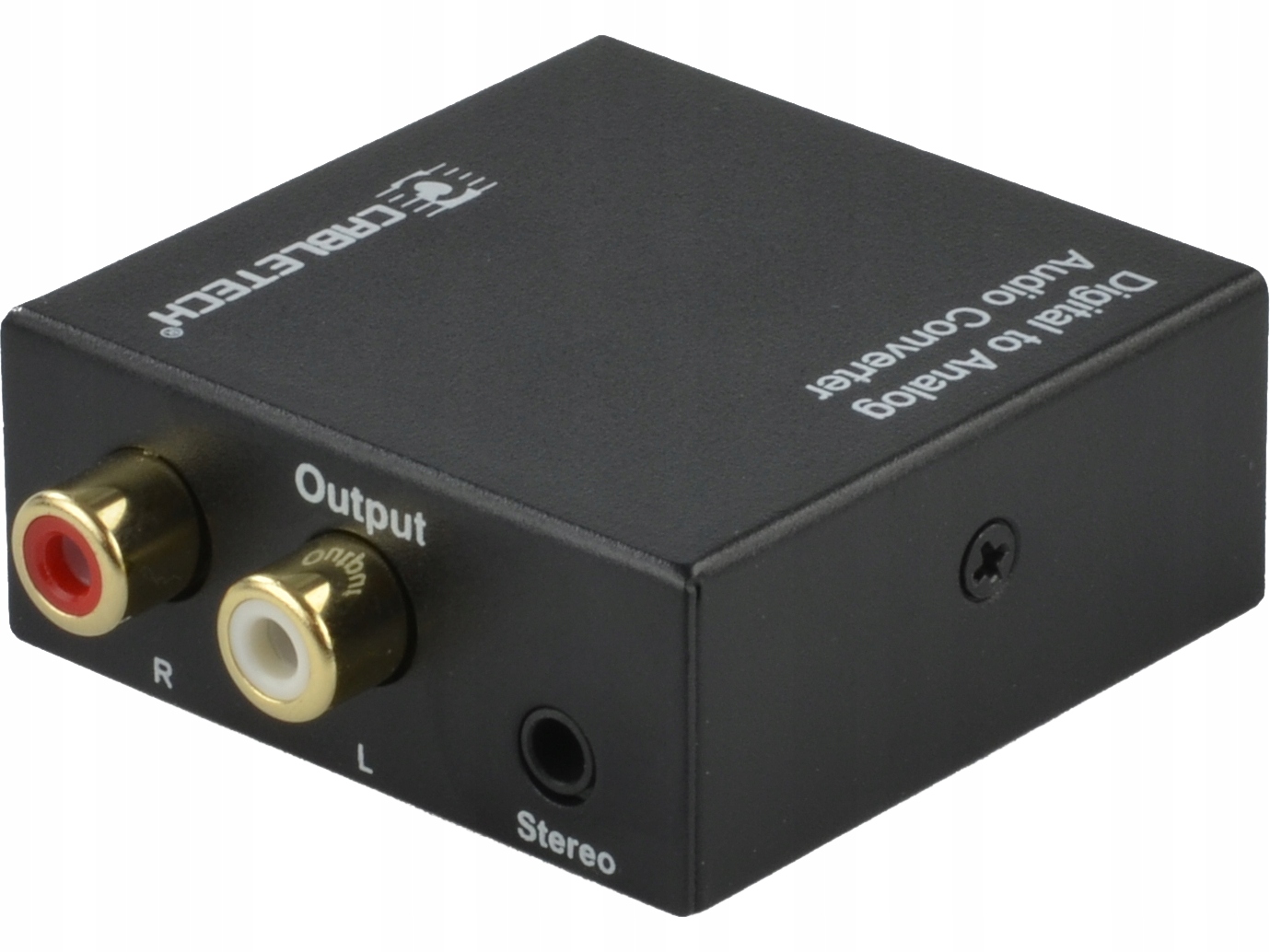 Konwerter optyczny TOSLINK COAX / 2xRCA CINCH JACK