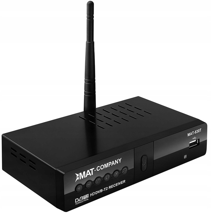 TUNER WIFI DEKODER STB HD DVB-T MPEG-4 E-AC3 AAC+ Marka MAT-COMPANY