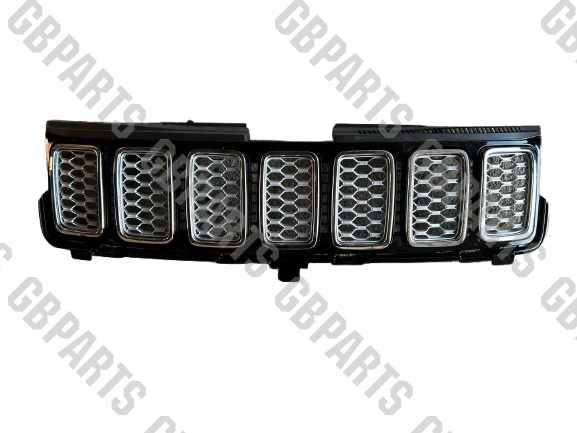 Horní Gril Rámeček Chrom Saténová Síťka Jeep Grand Cherokee WK2 2017-2021