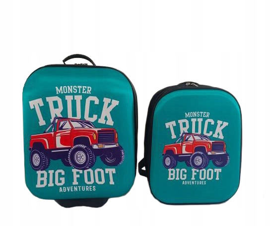 Zestaw walizek podróżnych dla dzieci ciężarówka