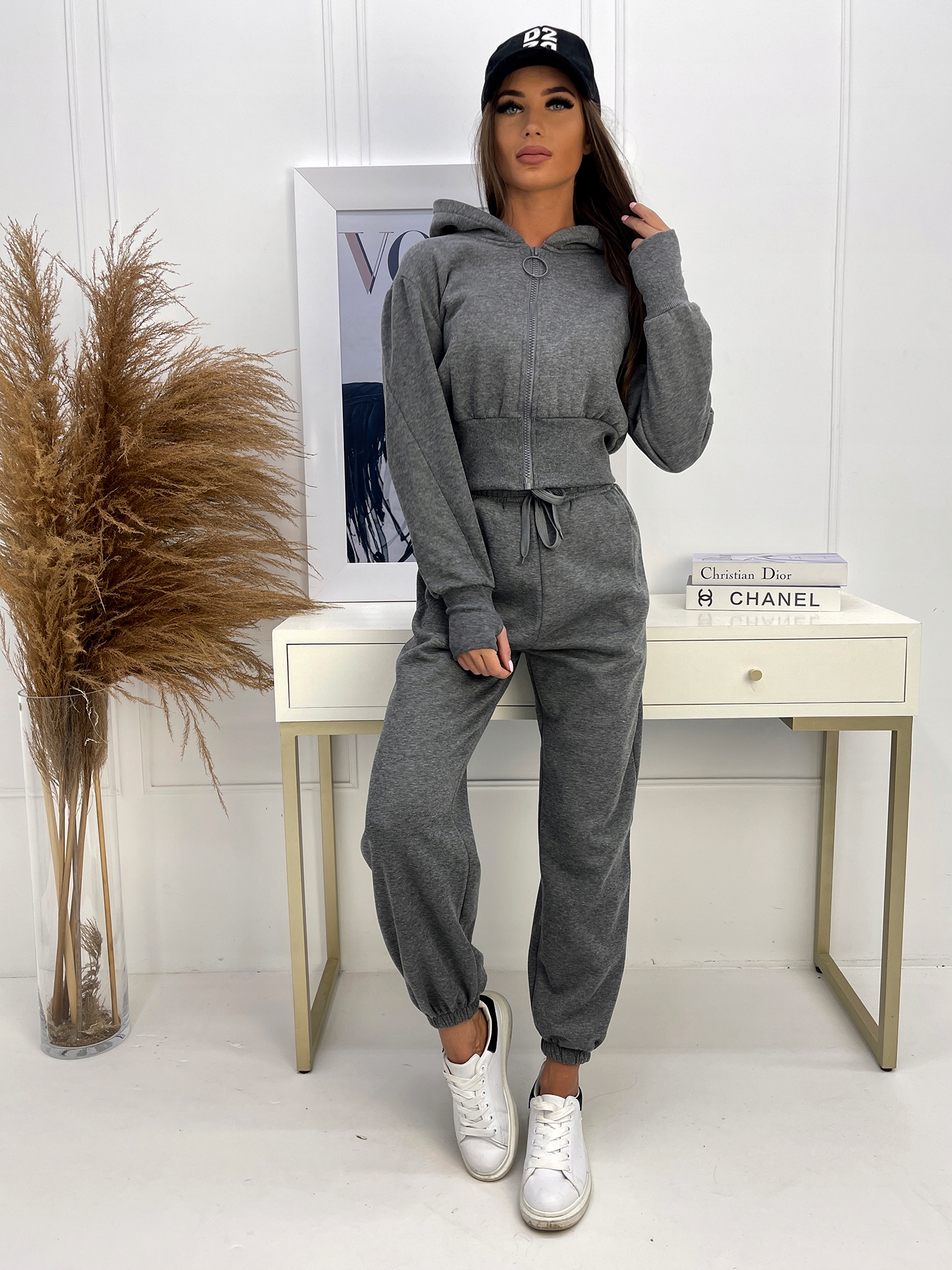 C79 r. M MODNY DAMSKI KOMPLET DRESOWY Marka Fk_fashion