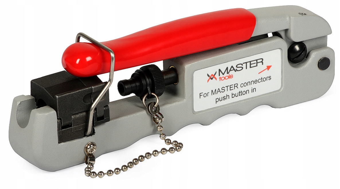 Обжимной инструмент MASTER E80075 для разъемов F BNC IEC RCA
