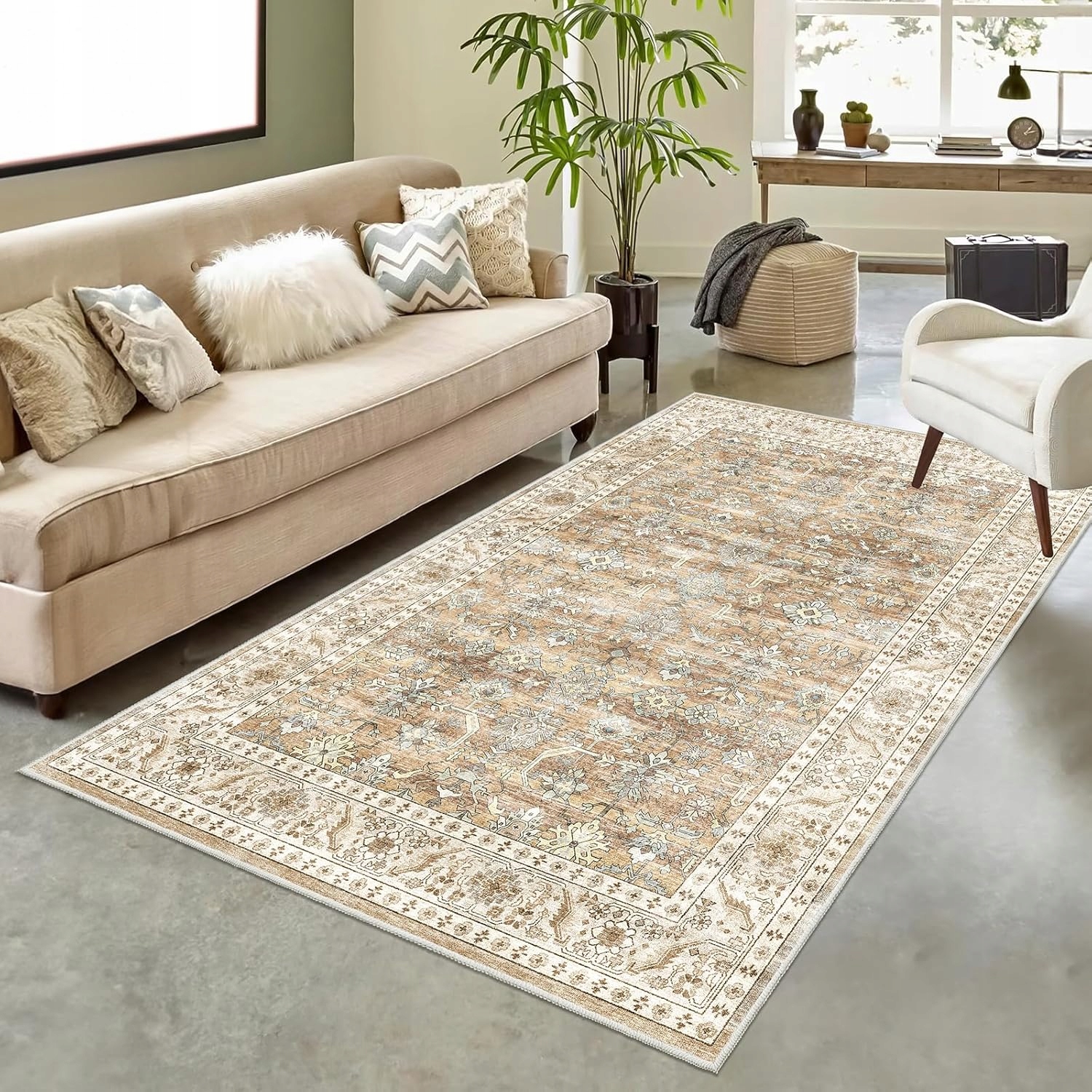 Koberec ve vintage stylu do obývacího pokoje Homfine, 240 x 340 cm