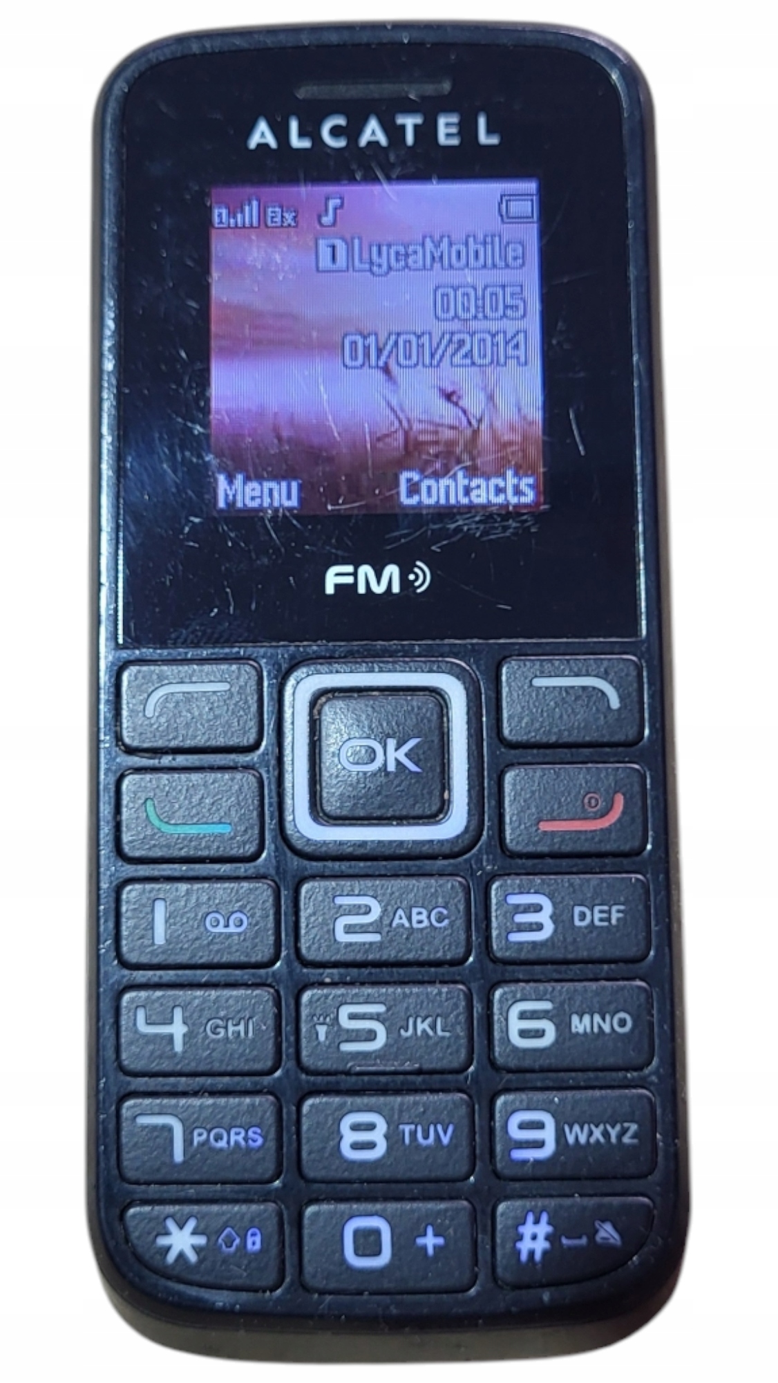 Telefon Komórkowy ALCATEL One Touch 1010D - AGIELSKIE Menu