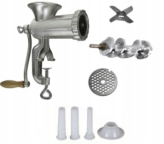 

Maszynka Ręczna Do Mielenia Mięsa 5# BM1322 Lejki