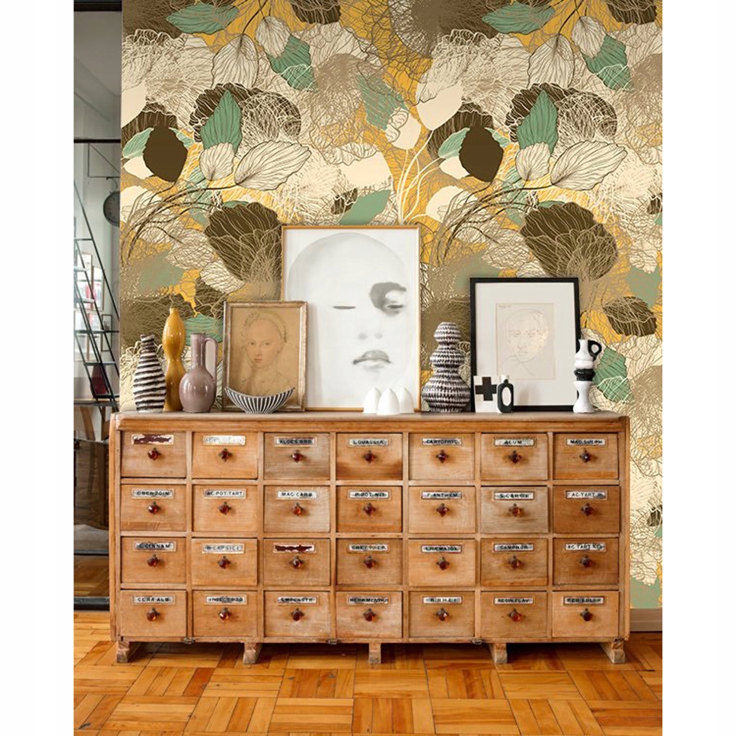 

Fototapeta flizelinowa Abstrakcja kwiatowa 208x146