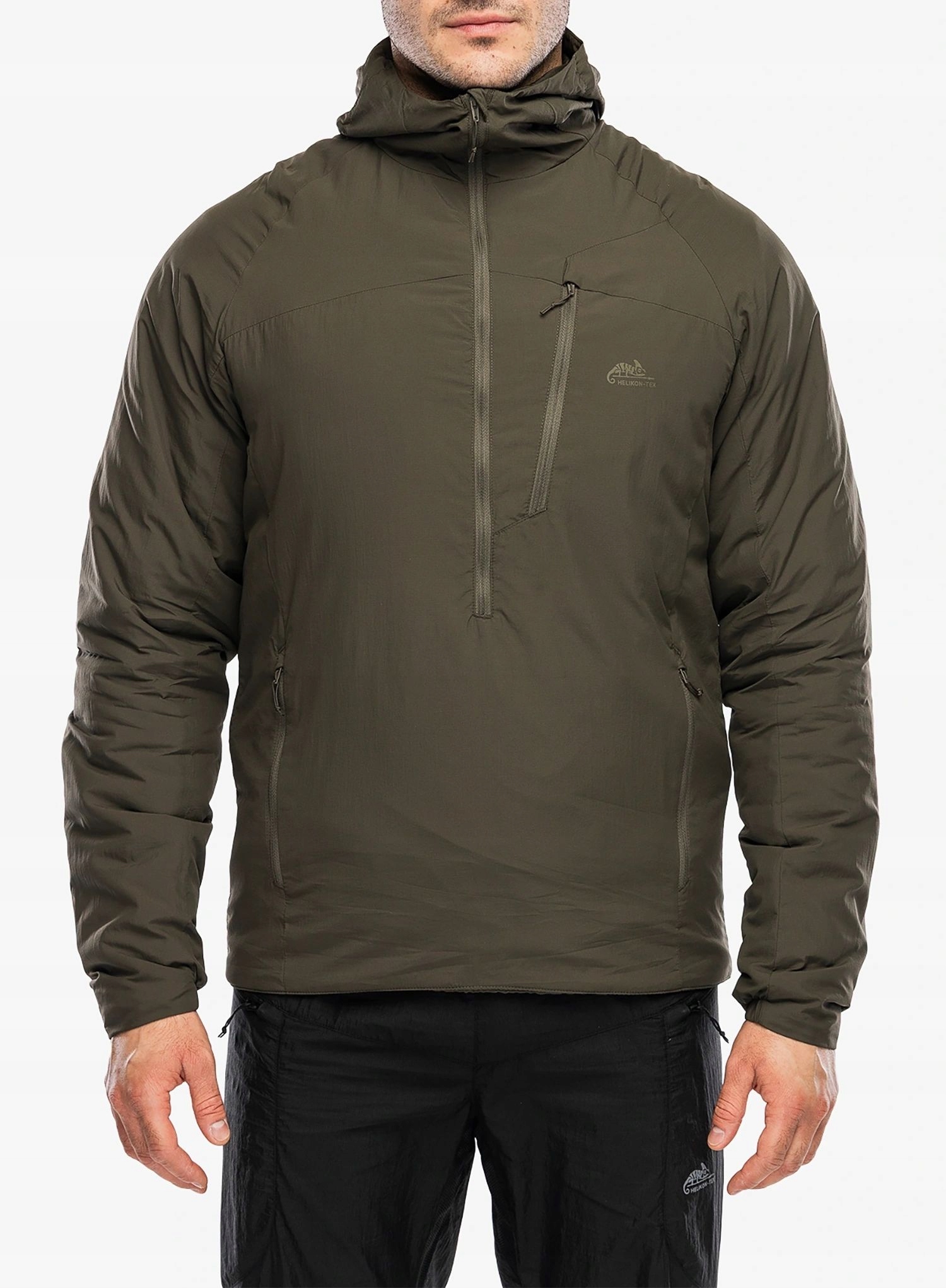 Zateplená bunda Helikon-Tex Wolfhound Hoodie Lite taiga green M