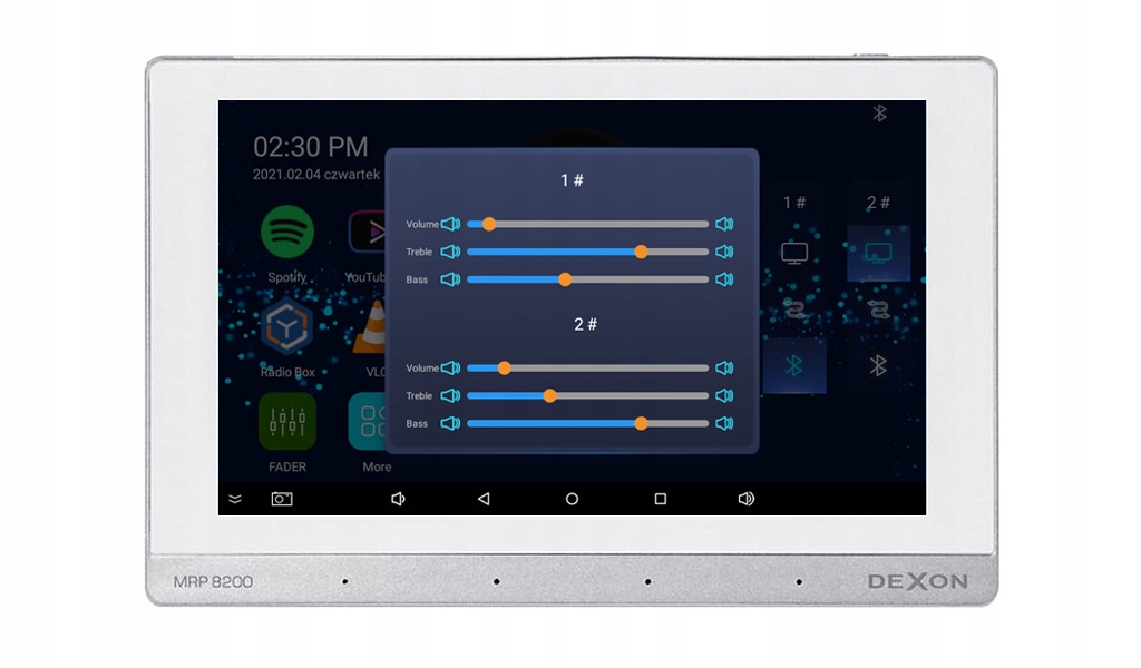 DEXON RADIO INTERNETOWE PODTYNKOWE Z BLUETOOTH SD Marka Dexon