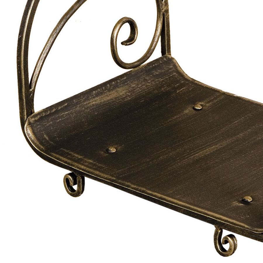 @ KOSZ NA DREWNO ARTUS złota patyna AKCESORIA Marka Parkanex