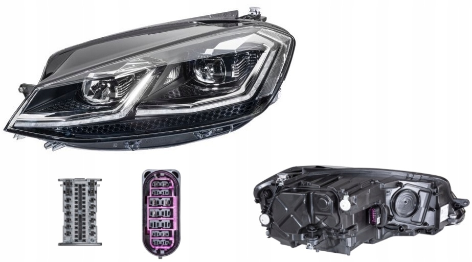 REFLEKTOR LAMPA LEWY VW GOLF VII 17- HELLA LED
