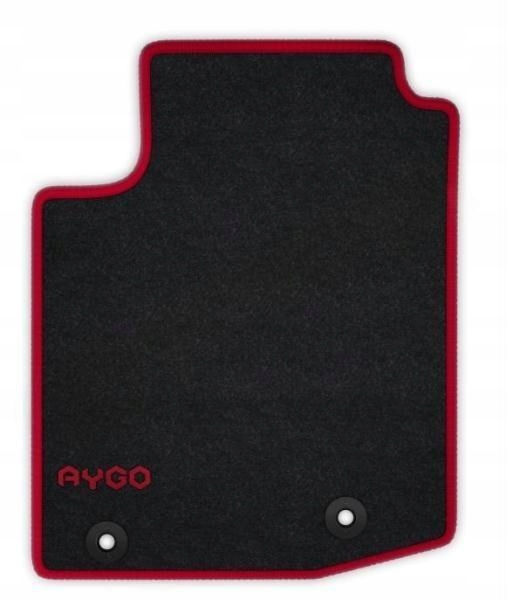 Toyota Aygo Originálne velúrové koberčeky komplet PZ410-90355-FR Oe