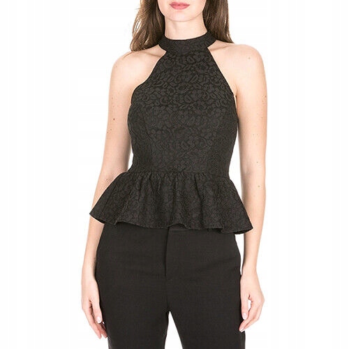 GUESS CZARNA BLUZKA BEZ RĘKAWÓW (XS)