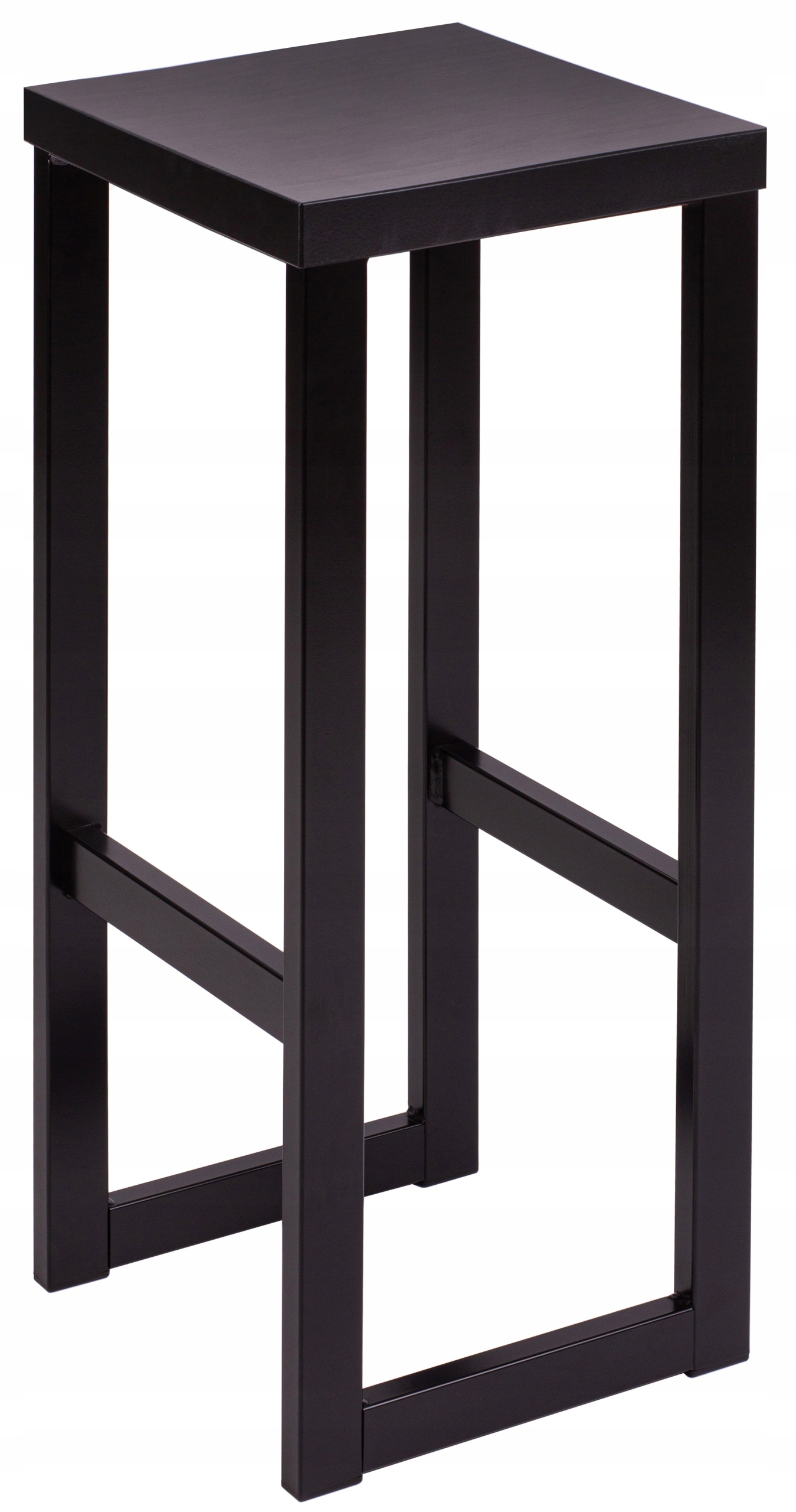 Barová Židle loft kov dřevo 76 cm – stolička, stolička