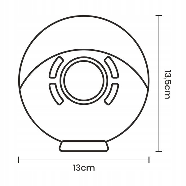 Lampka nocna z radiobudzikiem Magic Fun LED Zasilanie sieciowe