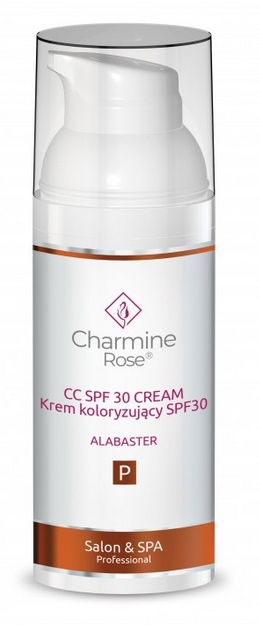 Charmine Rose Krem Koloryzujący Spf 30 Cream CC Alabaster 50ml