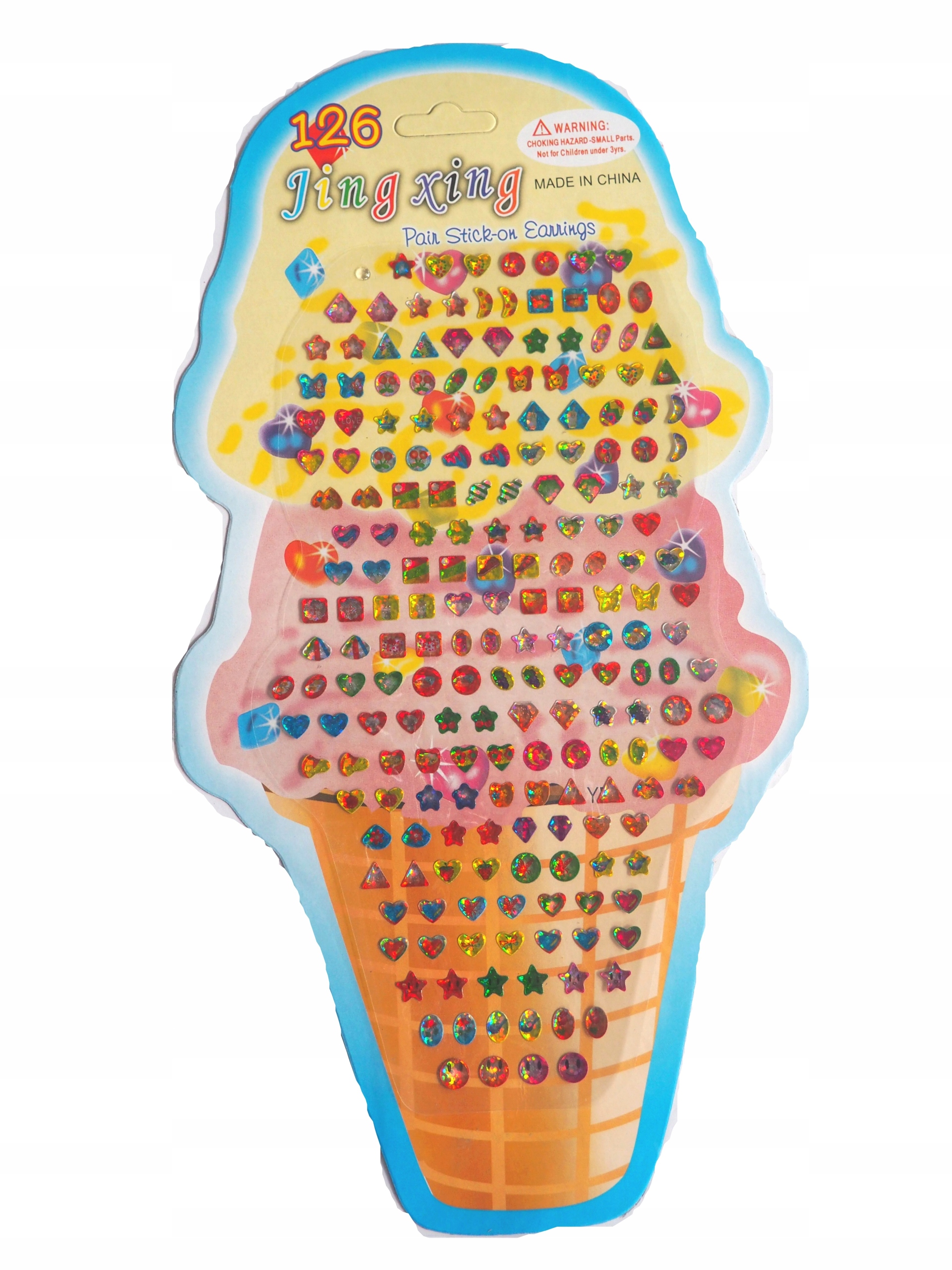 

Naklejki kolczyki klipsy na uszy dla dzieci 2 wz