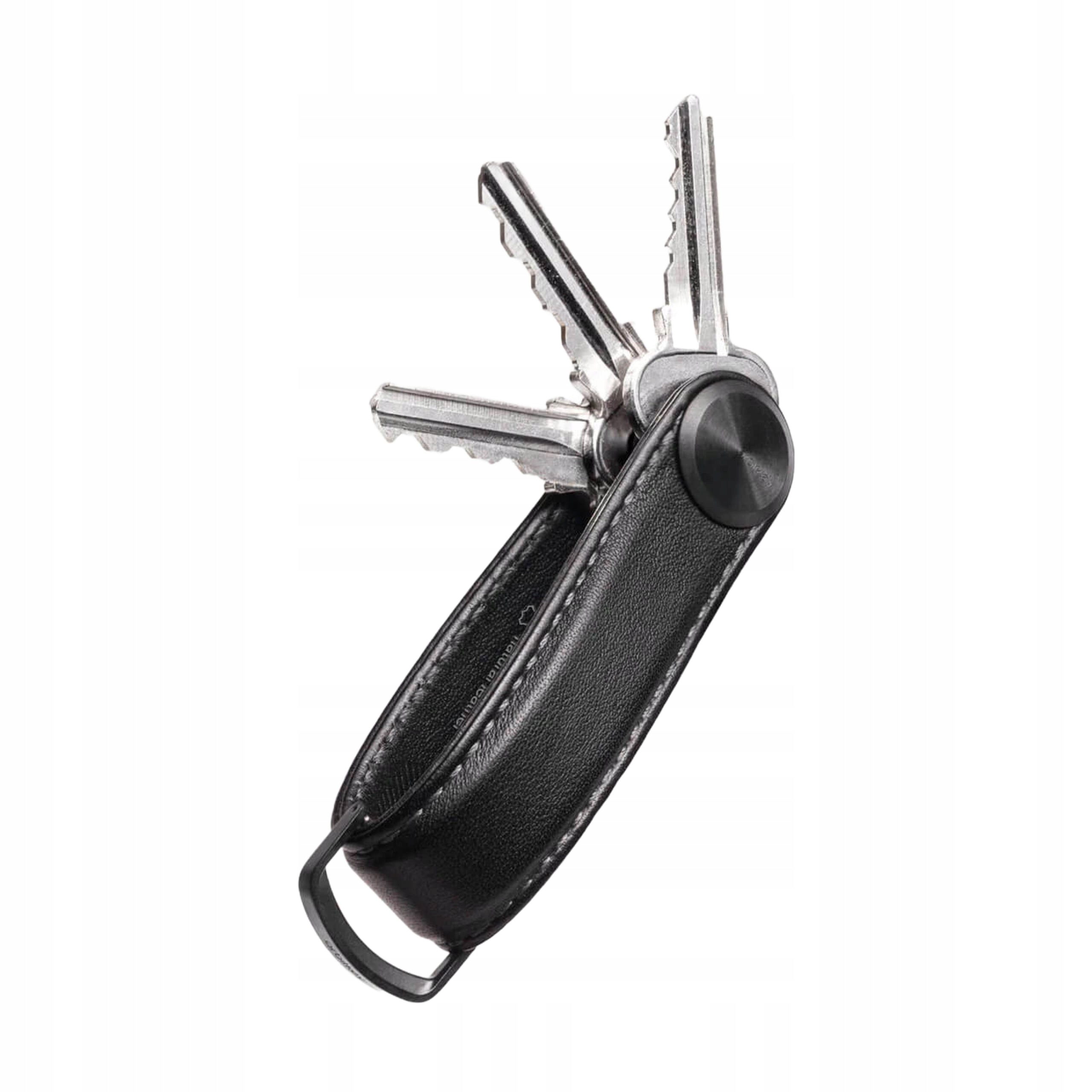 Orbitkey Key Organiser Pro Leather Organizér na klíče Blackout černý