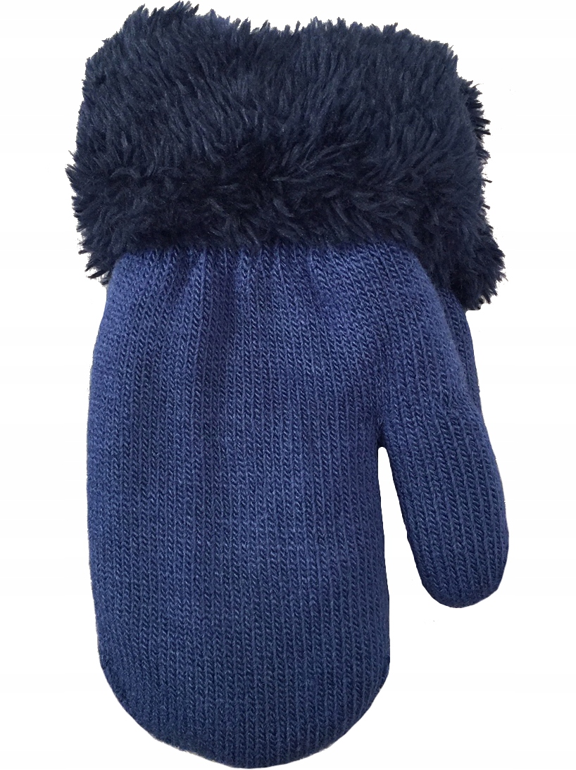 

Rękawiczki jednopalczaste z futerkiem 14 cm ciepłe