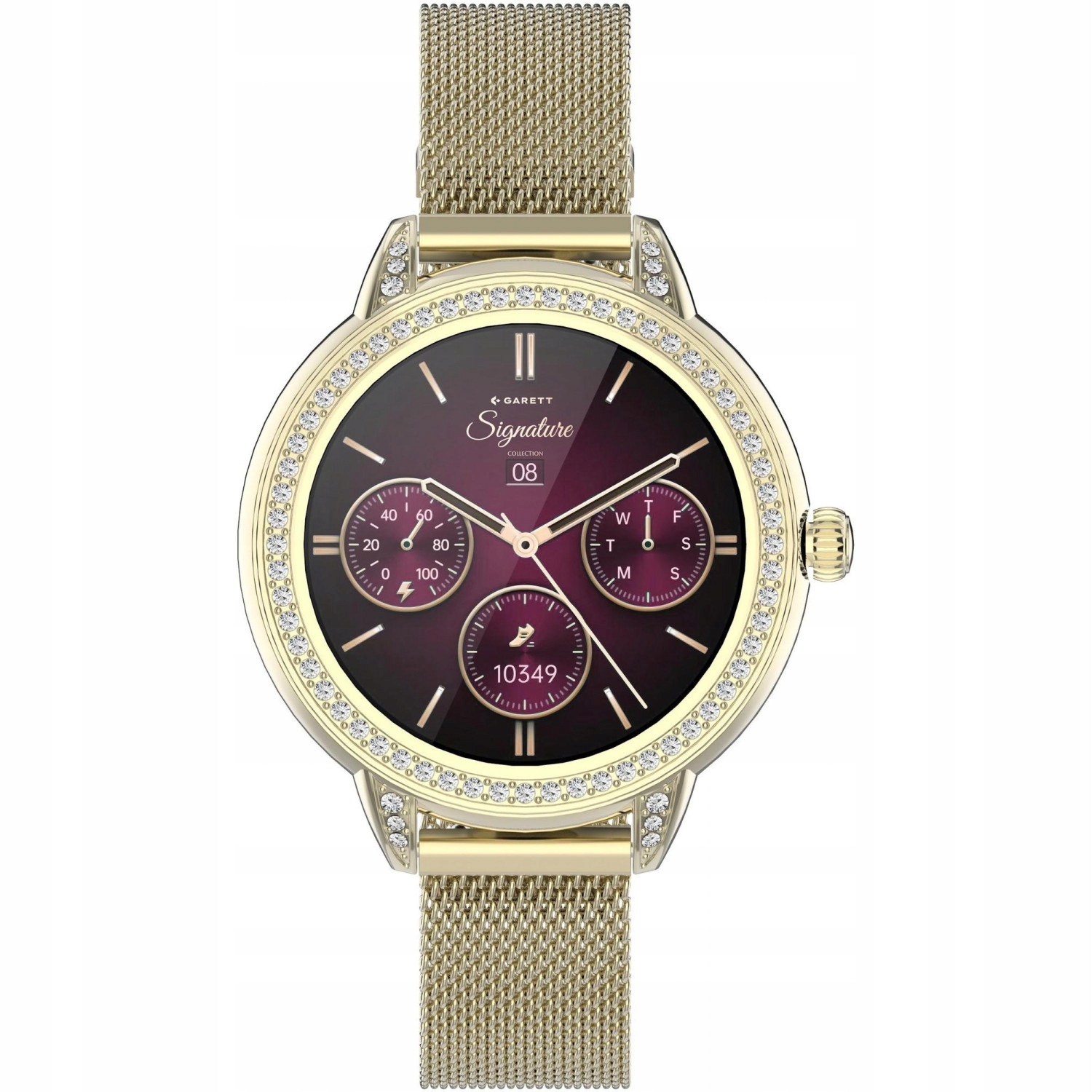Dámské Chytré Hodinky Garett 5904238485125 zlaté