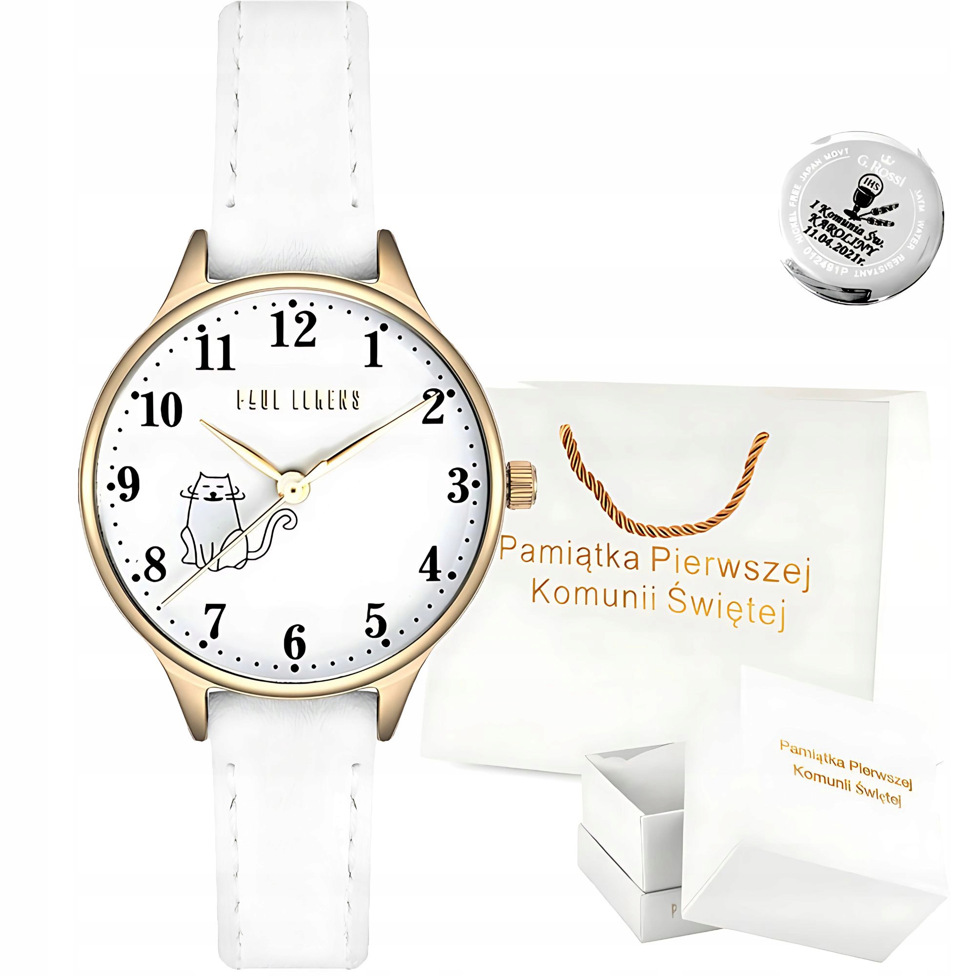 Dětské hodinky Paul Lorens Ke Svatému Přijímání Kočky svaté přijímání Gravírování