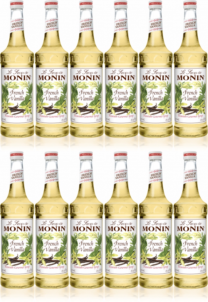 Syrop do kawy Monin wanilia Francuska 700ml x12