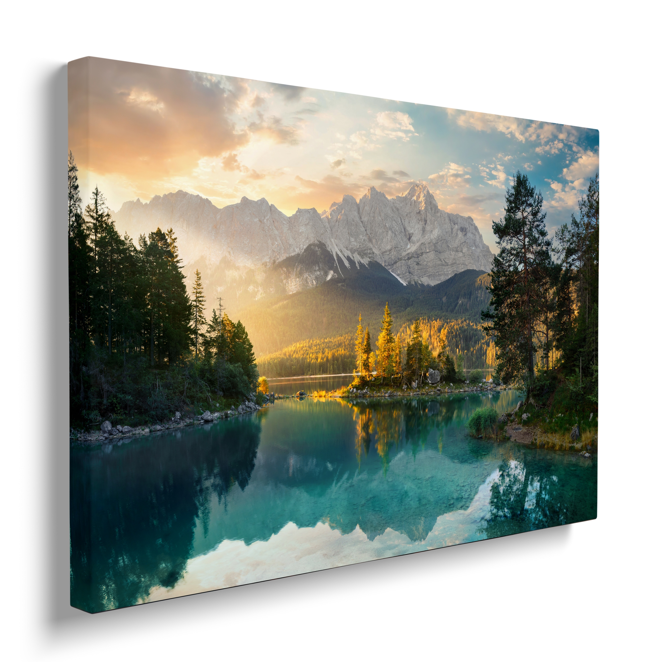 Obraz na płótnie Górski staw polskie góry krajobraz 80x60 cm