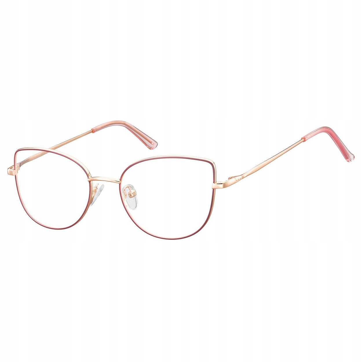 Damskie Oprawki Zerówki okulary Korekcyjne Optyczne Kocie na teleskopach